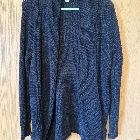 Market & Spruce Navy Blue Cardigan Sweater - Picture 1 of 4